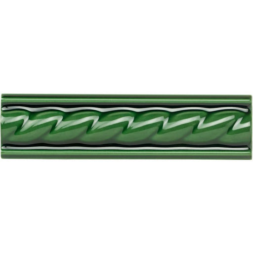 Victorian Green Rope Dado 15.2x4cm-Ceramic Tiles-Original Style-Tile.co.uk