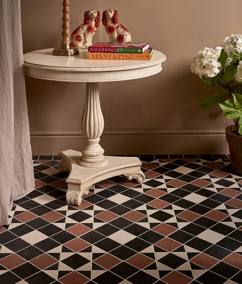 Image of Victorian Style™ Porcelain Frame - 28 x 28cm-Porcelain Tile-Ca Pietra-Tile.co.uk