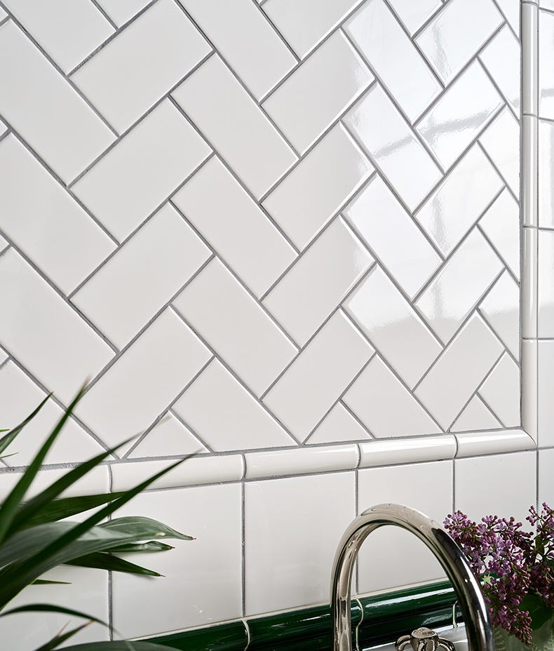 Image of Victorian Style Antique White Brick tile 7.5x15cm-Brick style tiles-Ca Pietra-Tile.co.uk