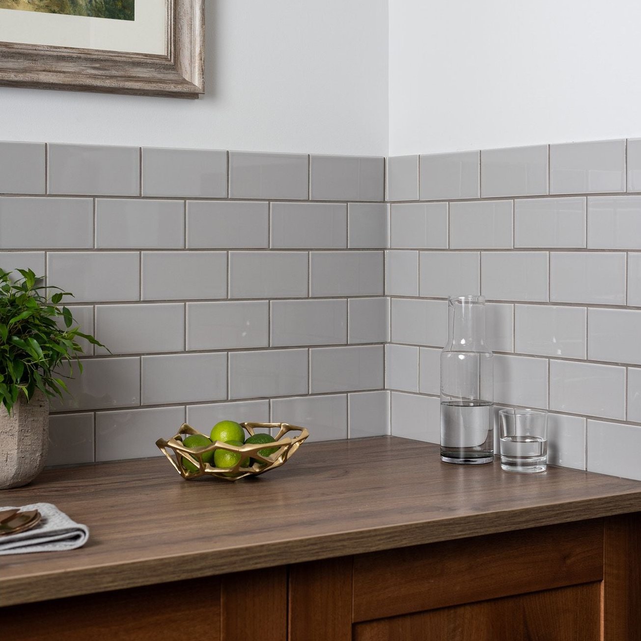 Image of Westminster Grey Half Tile 15.2x7.5cm-Ceramic wall tile-Original Style-Tile.co.uk