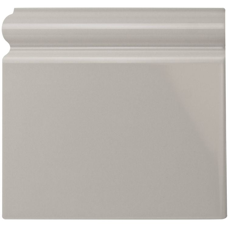 Image of Westminster Grey Skirting Left Hand Corner Tile 16.7x15.2cm-Ceramic Tiles-Original Style-Tile.co.uk
