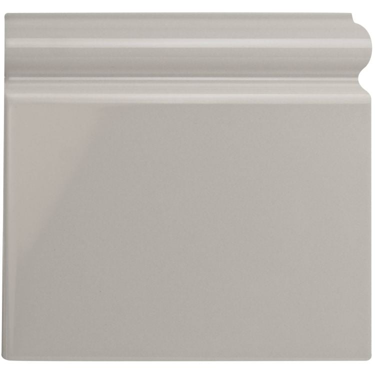 Image of Westminster Grey Skirting Right Hand Corner Tile 16.7x15.2cm-Ceramic Tiles-Original Style-Tile.co.uk