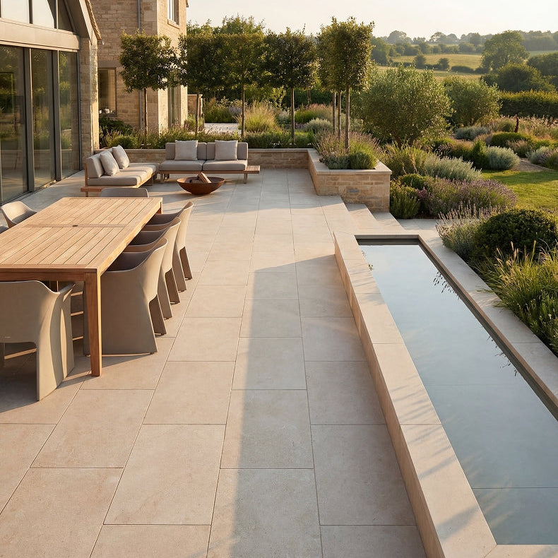 Image of Portare Winchester Porcelain Paving Textured - 60 x 90 x 2cm-20mm Porcelain tile-Ca Pietra-Tile.co.uk