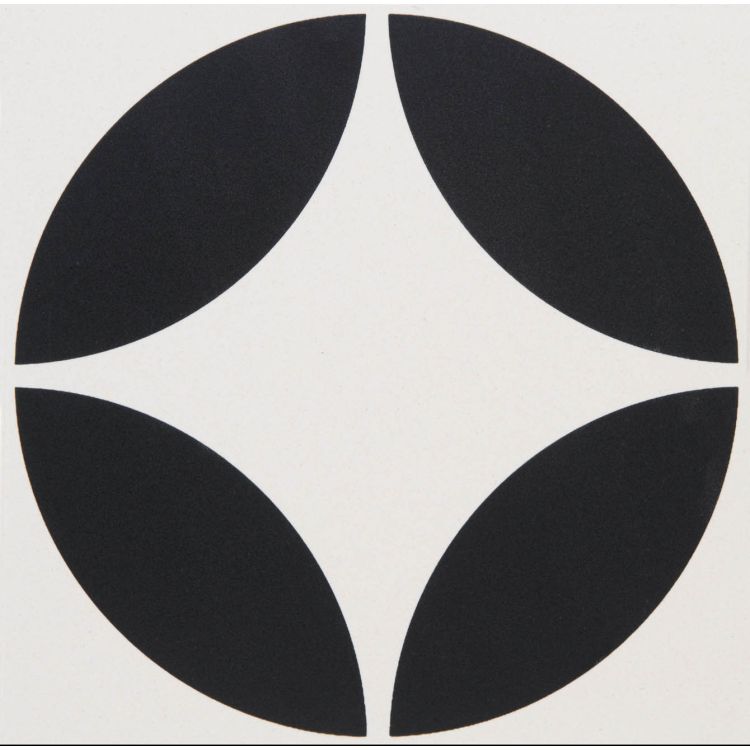 Image of Black geometric pattern on a white background