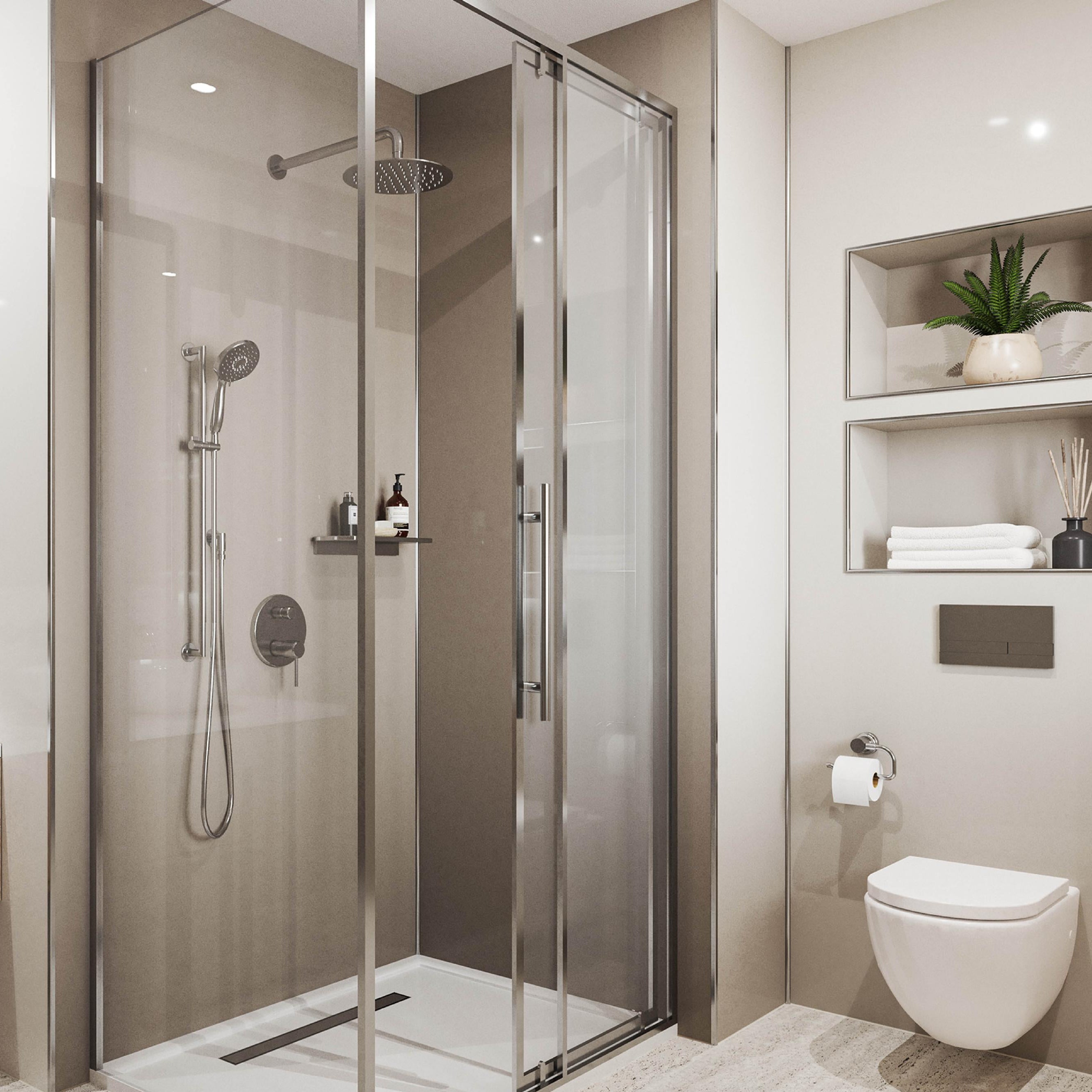 Image of Terra Grey Alloy Wall Panel-Wall panel-Wetwall-Tile.co.uk