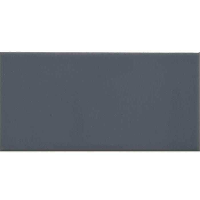 Flat Gloss Grey Mist Brick tile 10x20cm-Brick style tiles-Salcamar-tile.co.uk