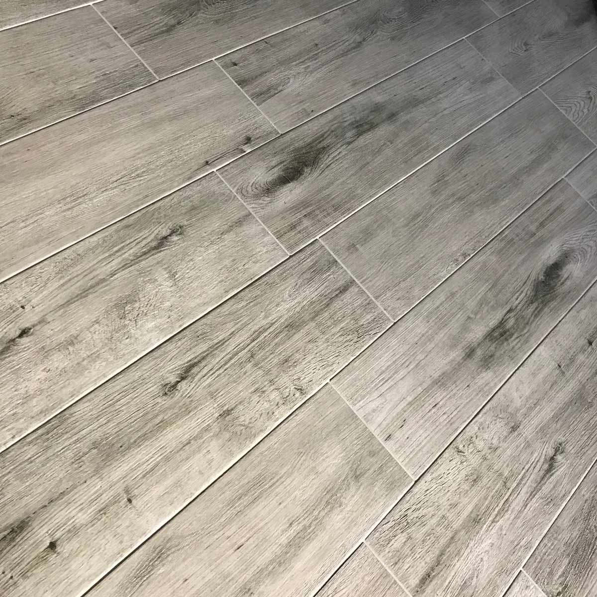 Image of Nordic Grey Wood plank tile 15.5x62cm-Wood effect tile-Stargres-tile.co.uk