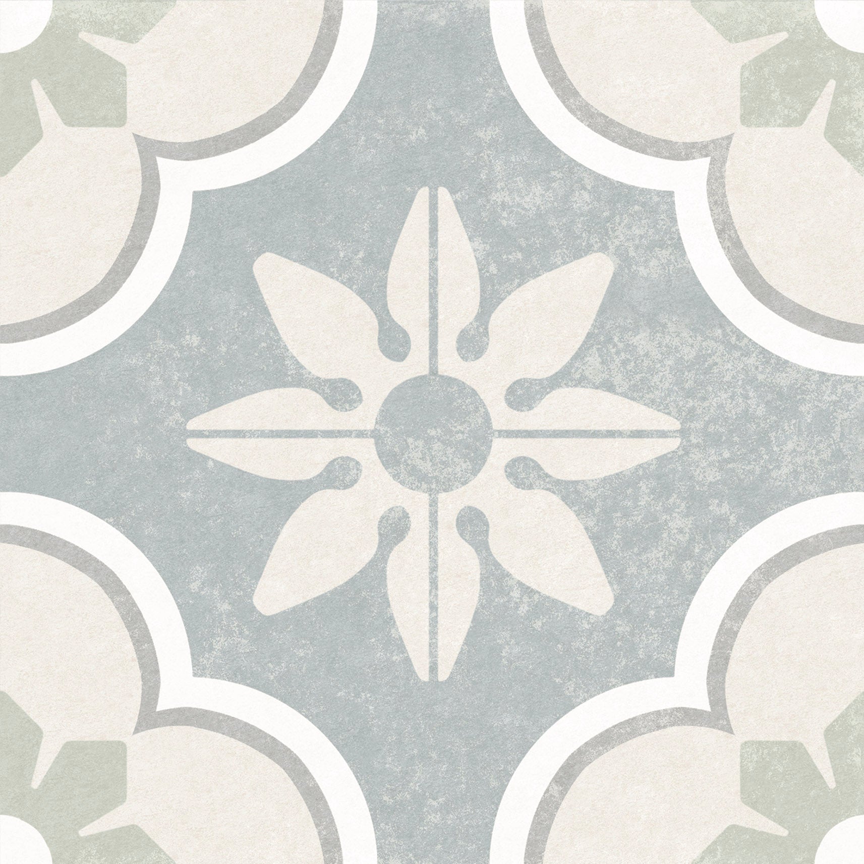 Image of Bloom Mont patterned tile set 15x15cm-Pattern tile-Estudio Ceramico-tile.co.uk