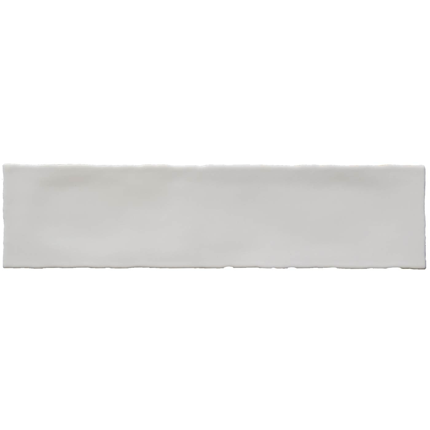 Image of Cottage white matt tile 7.5x30cm-Brick style tiles-Salcamar-tile.co.uk
