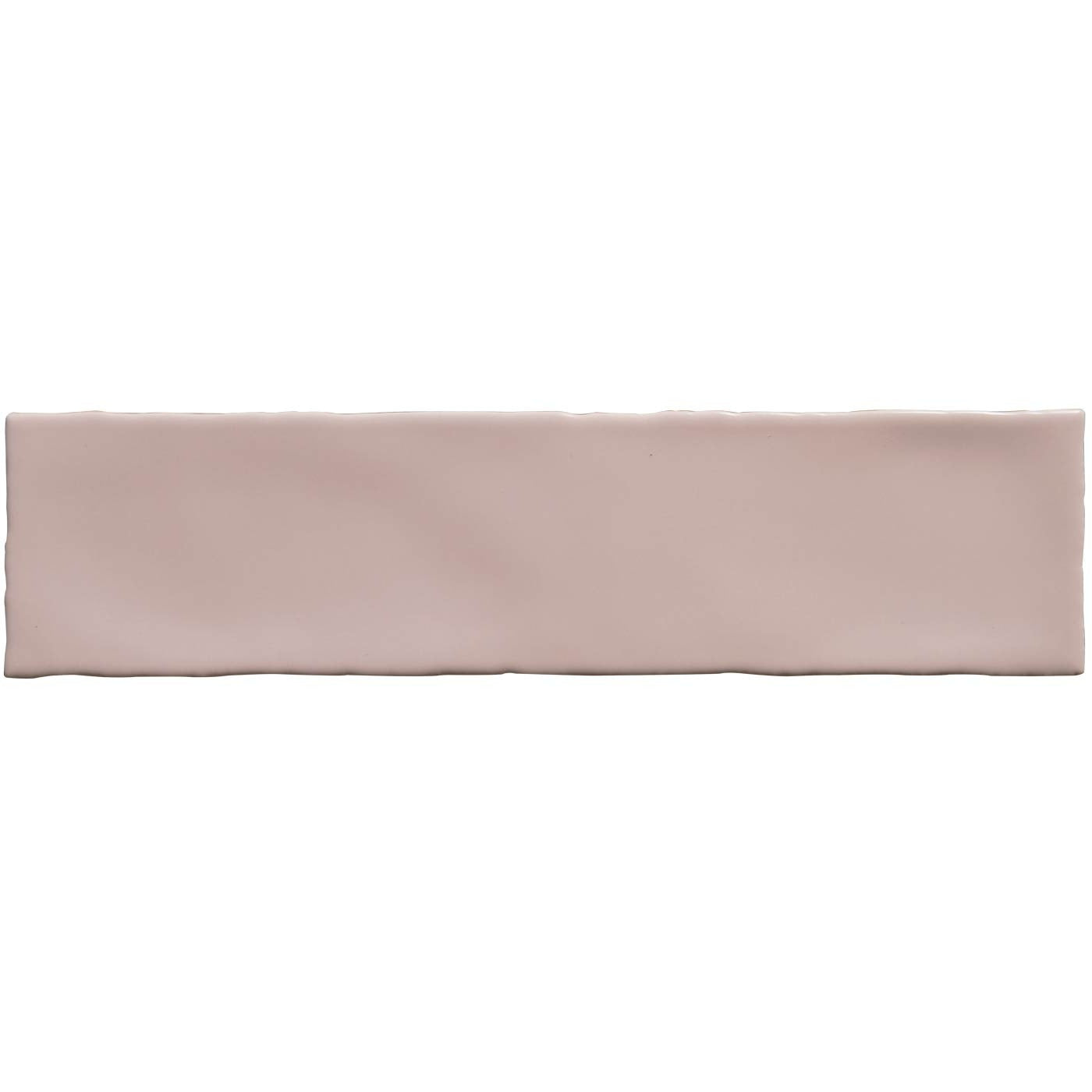 Image of Cottage pink gloss tile 7.5x30cm-Ceramic wall tile-Salcamar-tile.co.uk