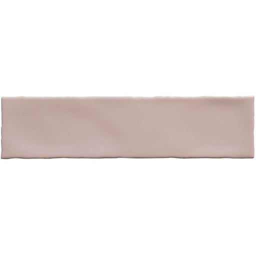 Sample 7.5x30cm Cottage pink gloss tile-sample-sample-tile.co.uk