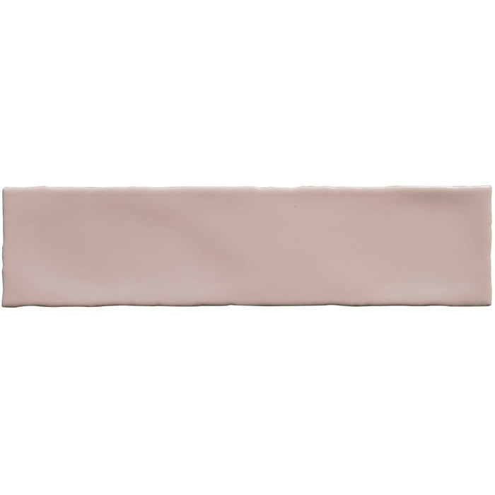 Sample 7.5x30cm Cottage pink gloss tile-sample-sample-tile.co.uk