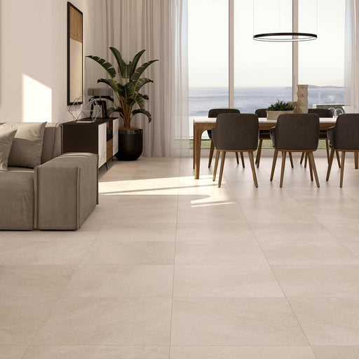 Alps Cream floor tile 61x61cm-Porcelain tile-Keraben-tile.co.uk