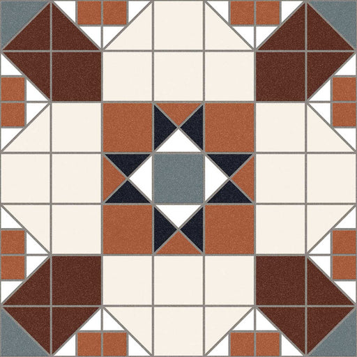 Blakeney Pattern floor tile 31.6x31.6cm-Pattern tile-Vives ceramica-tile.co.uk