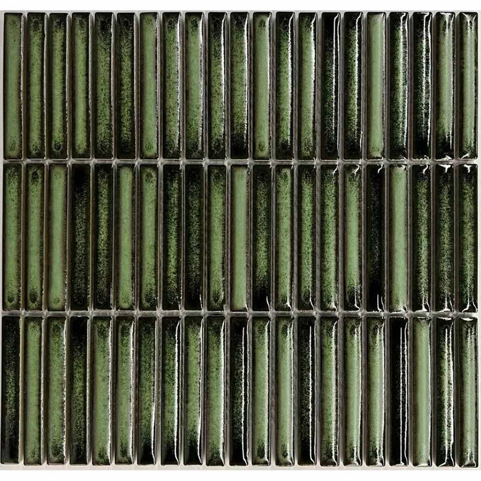 Bamboo Lustre Forest Satin Mosaic 28.2x29.4cm-mosaic tile-Ca Pietra-tile.co.uk