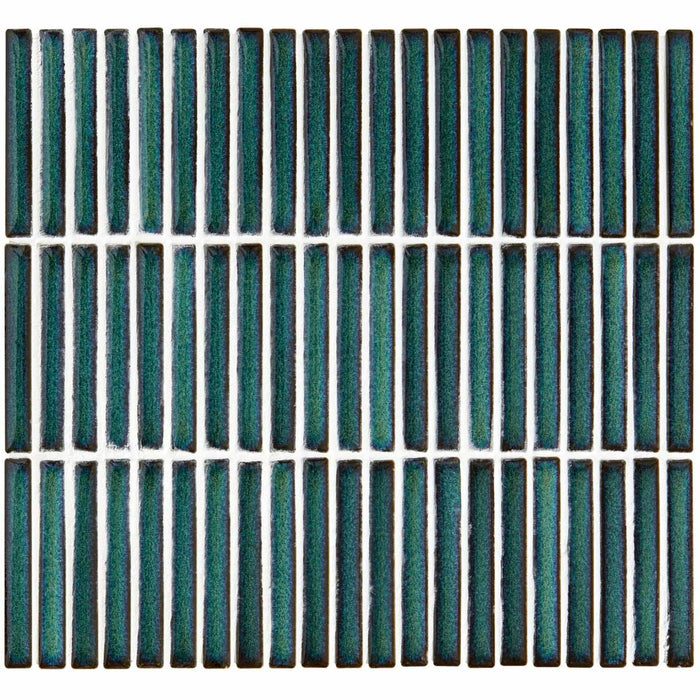 Sample Swatch Bamboo Verdigris Gloss Mosaic-sample-sample-tile.co.uk