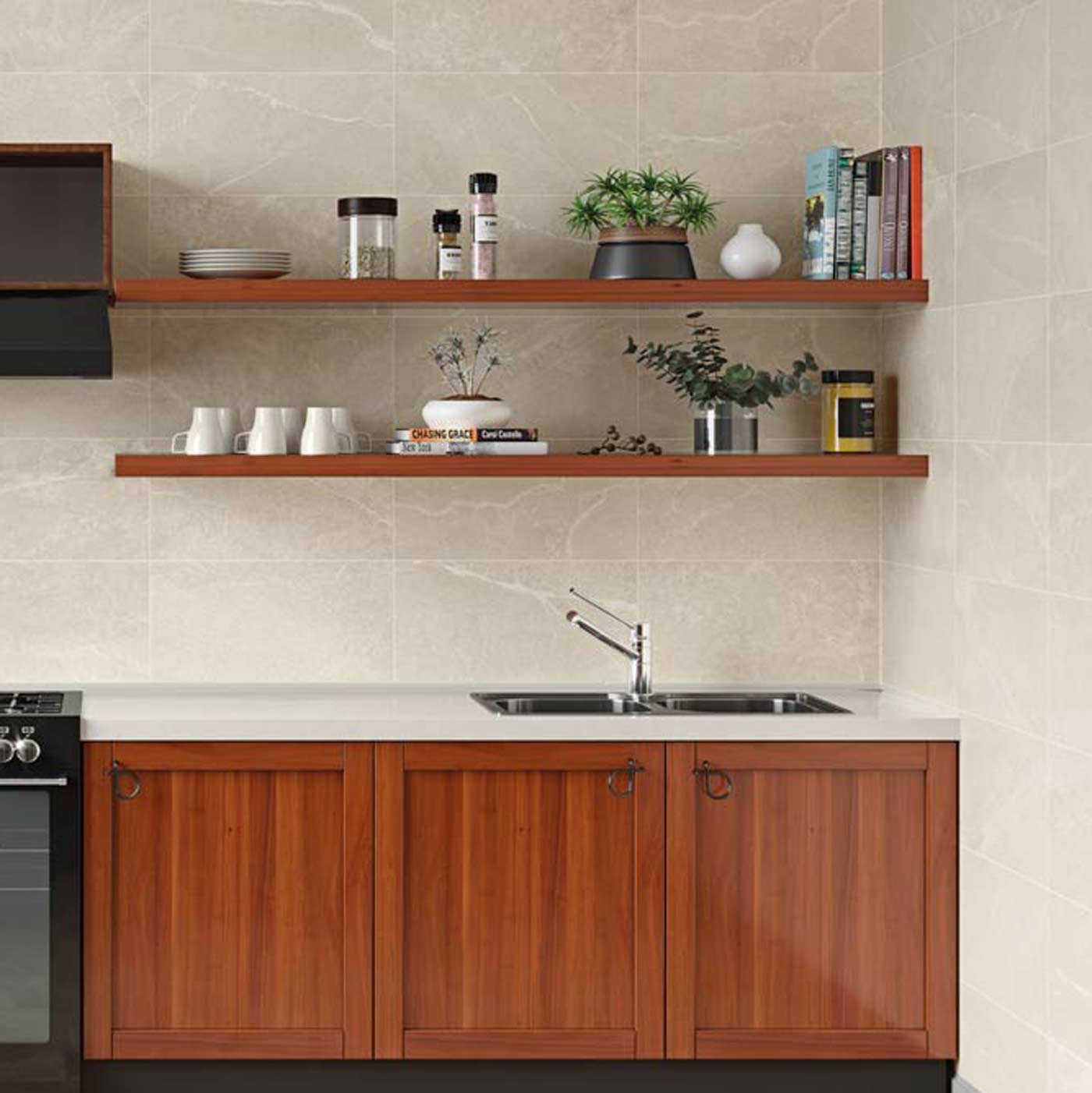 Image of Marseille Beige tile 30x60cm-Porcelain tile-Alaplana-tile.co.uk