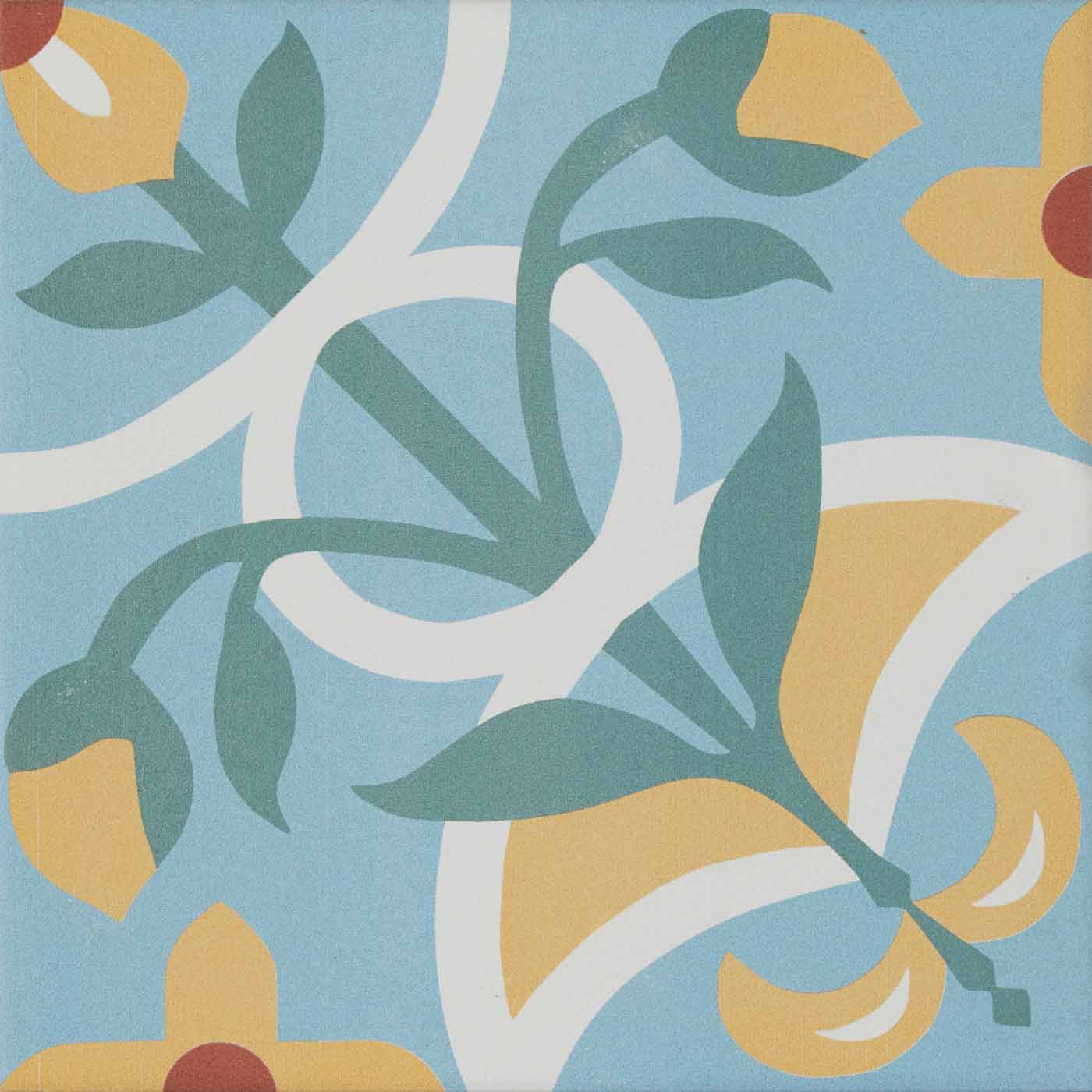 Image of Cabana Sicily Pattern tile 20x20cm-Pattern tile-Ca Pietra-tile.co.uk