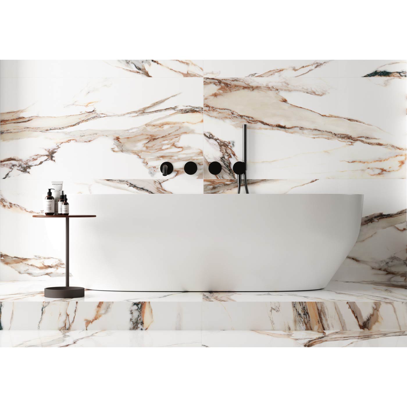 Image of Calacatta Gold Polished XL tile 60x120cm-Large format-Cerrad-tile.co.uk