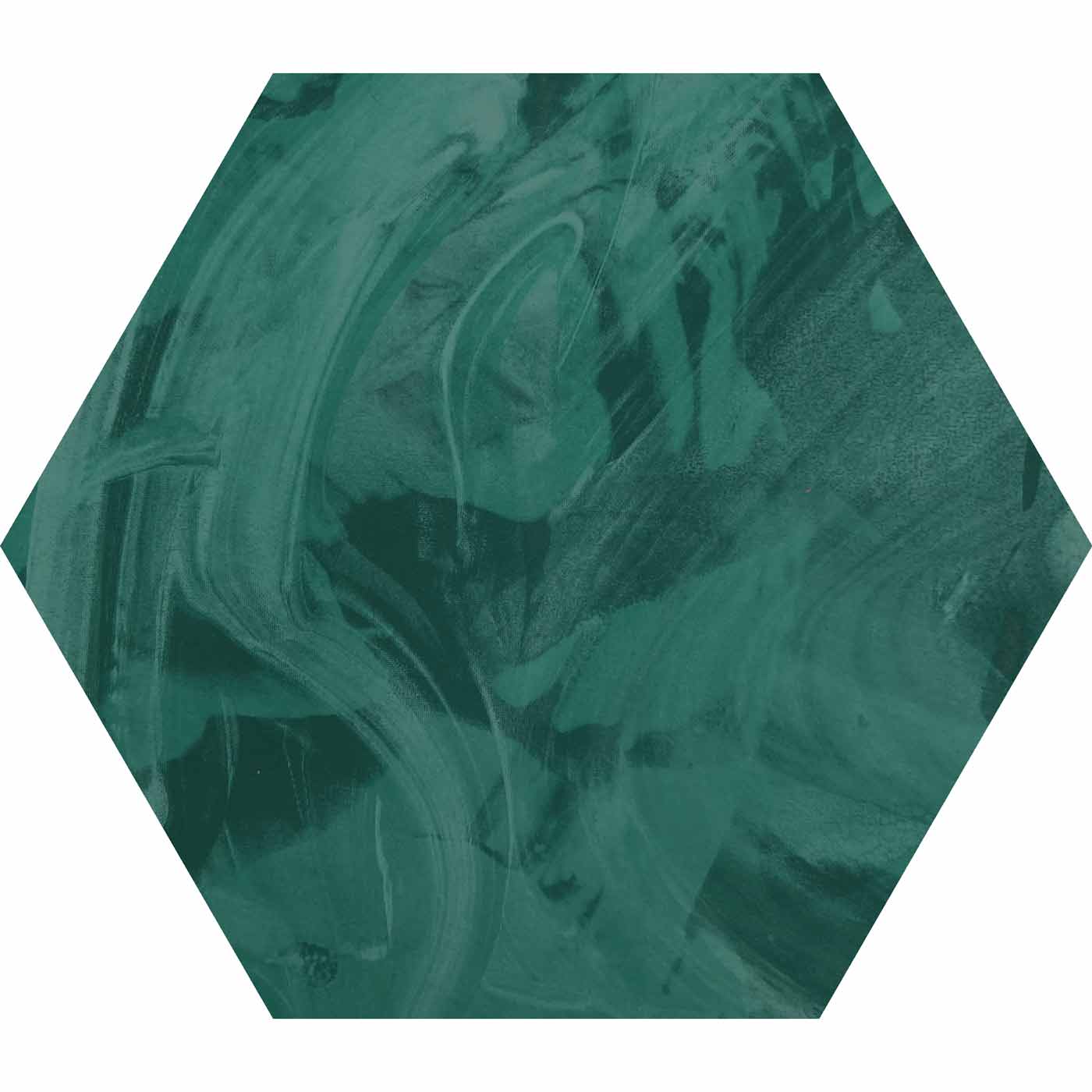 Image of Jungle Hexagon tile 21.5x24.5cm-Hexagon tile-Ca Pietra-tile.co.uk