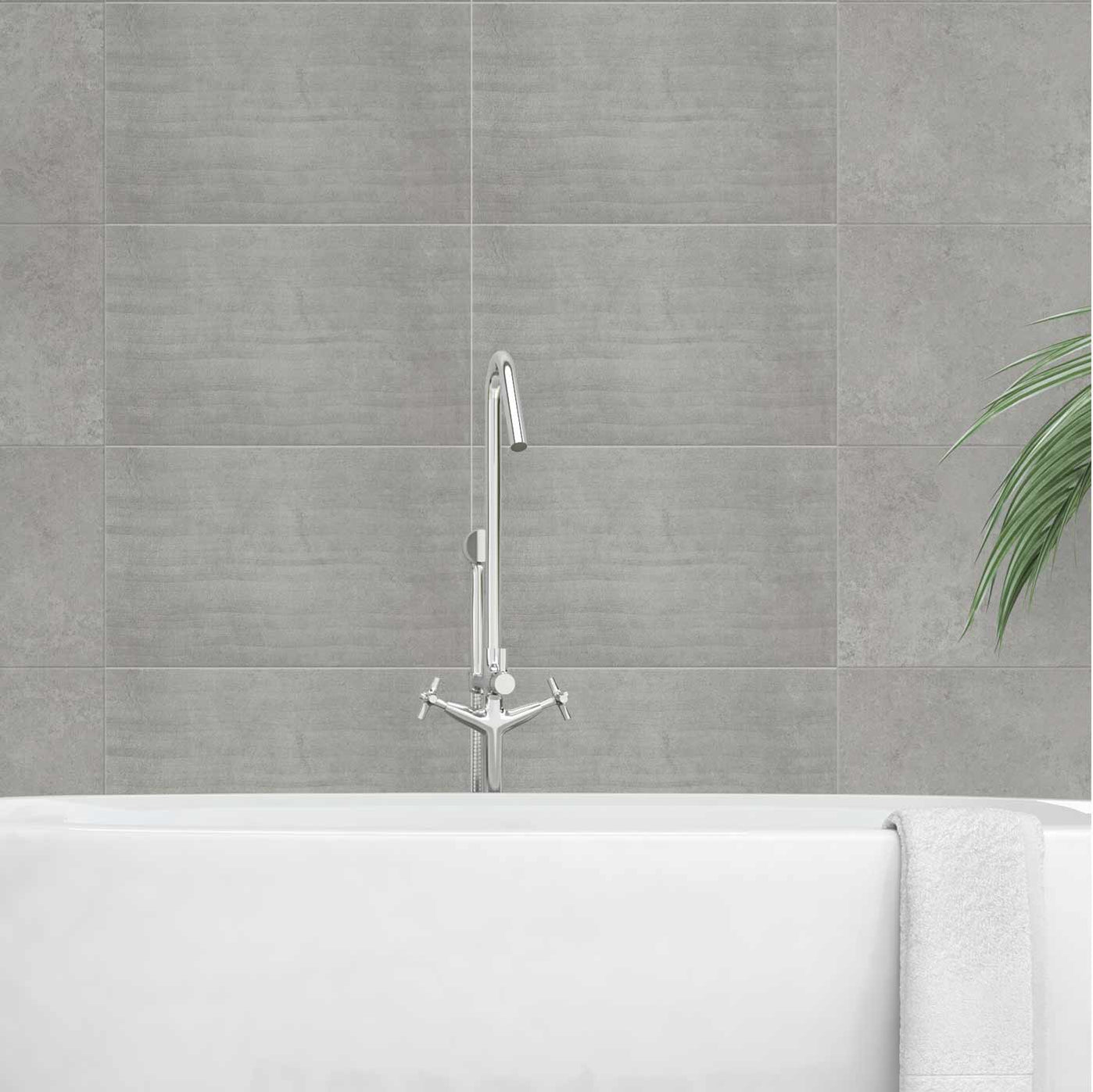 Grey Bathroom Tiles | Wall and floor tiles — Tile.co.uk