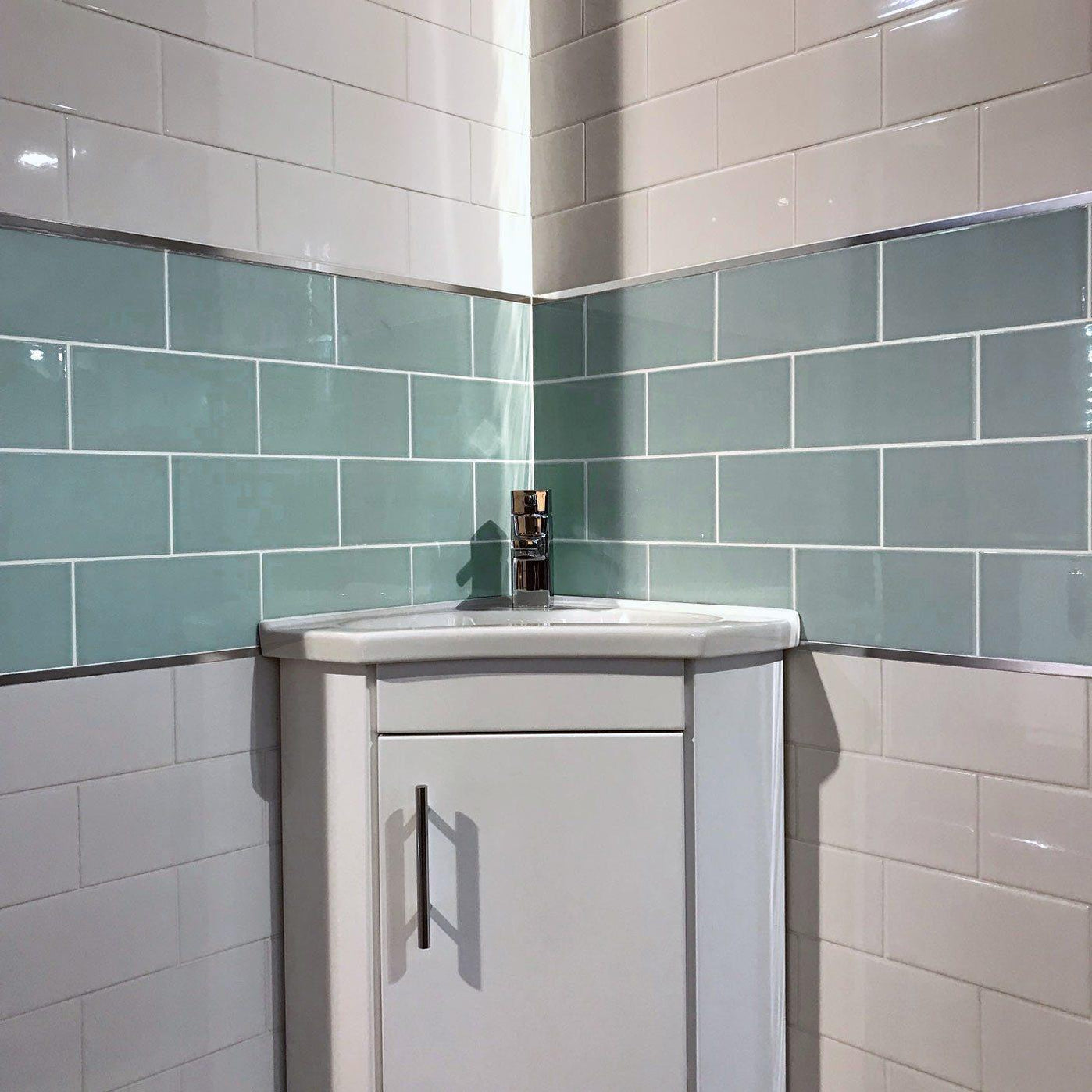 Green bathroom tiles | Wall and floor tiles — Tile.co.uk