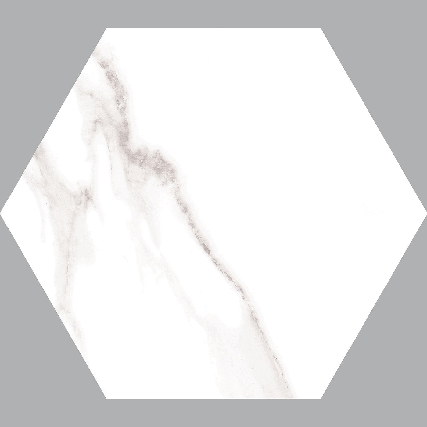 Image of Marble Hex Matt tile 22.5x25.9cm-Hexagon tile-Cerlat-tile.co.uk
