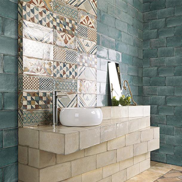 Image of Essence Mare tile 15x30cm-Ceramic wall tile-Mainzu Ceramica-tile.co.uk