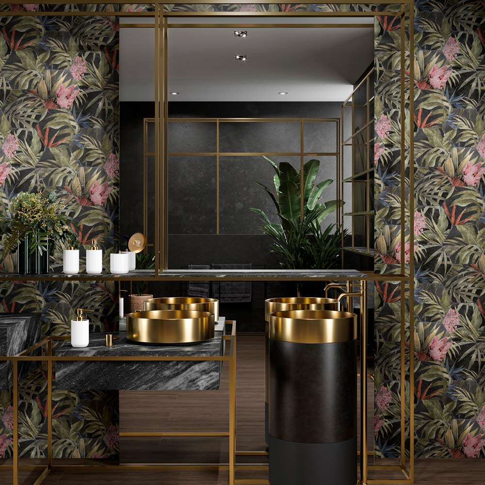Image of Exotic Hexagon Porcelain tile 23x27cm-Hexagon tile-ESL-tile.co.uk
