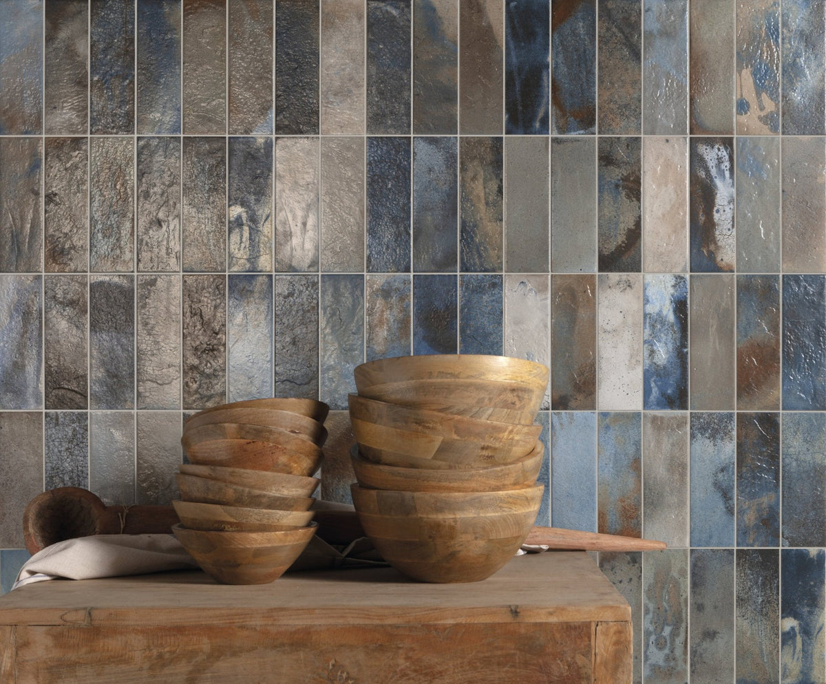 Raku Colours ceramic wall tile | 20x40cm | Peronda — Tile.co.uk
