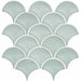 Sample Swatch Gelato Scallop Mint Tile-sample-sample-tile.co.uk