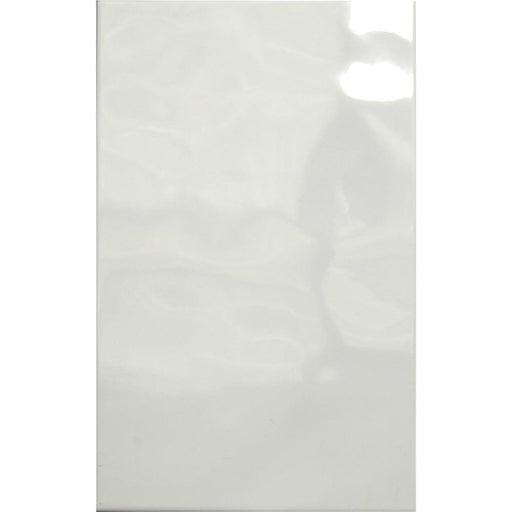 Sample 25x40cm Gloss Relief White wall tile 9405-sample-sample-tile.co.uk