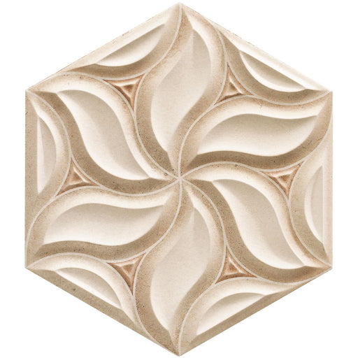 Habitat Ivy Sand tile 28.5x33cm-Hexagon tile-Realonda-tile.co.uk