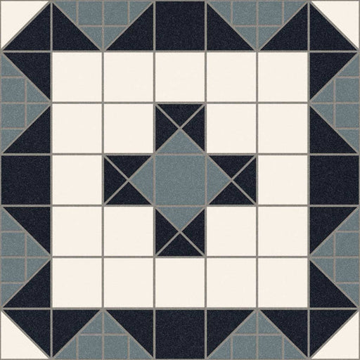 Harrogate Pattern floor tile 31.6x31.6cm-Pattern tile-Vives ceramica-tile.co.uk