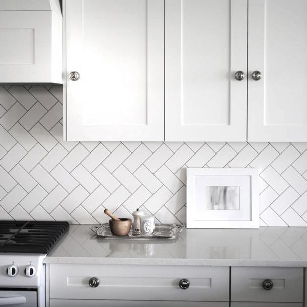 Image of Flat Gloss White Brick tile 10x20cm-Brick style tiles-Salcamar-tile.co.uk