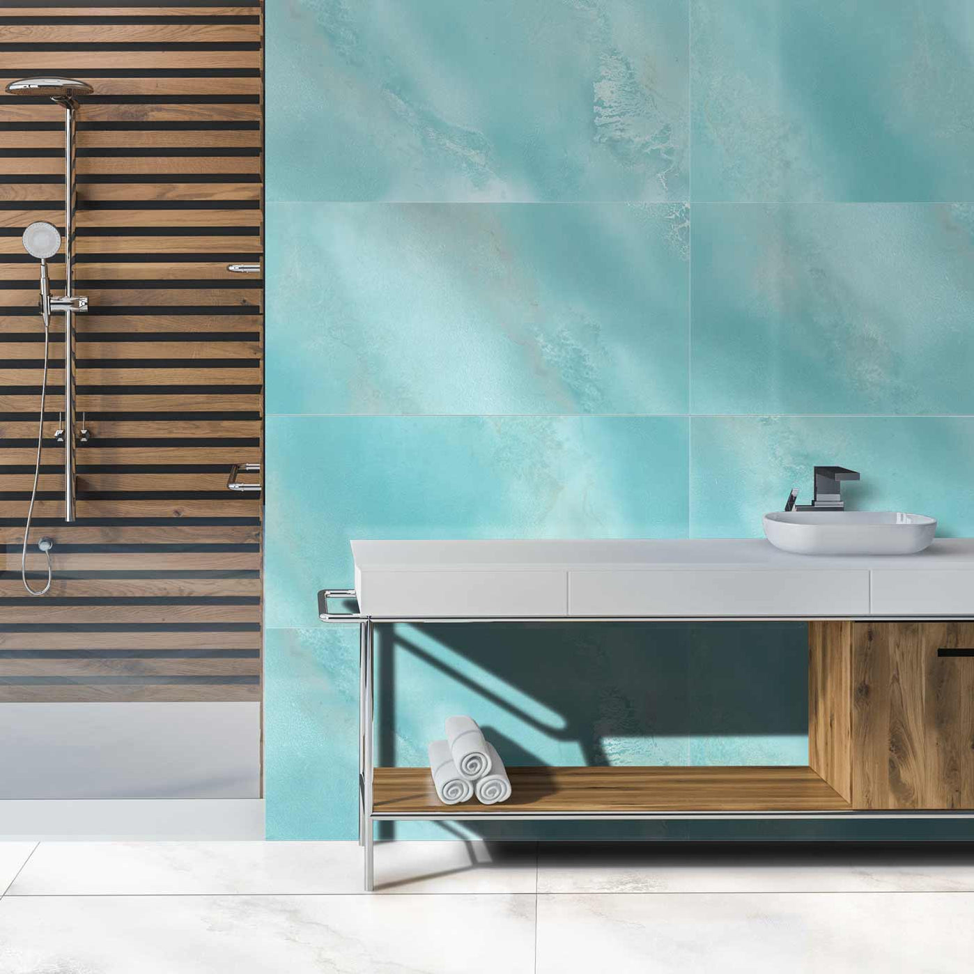 Extra Large Bathroom Wall Tiles