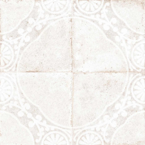 Sample 45x45cm Pretty White Floor Tile-sample-sample-tile.co.uk