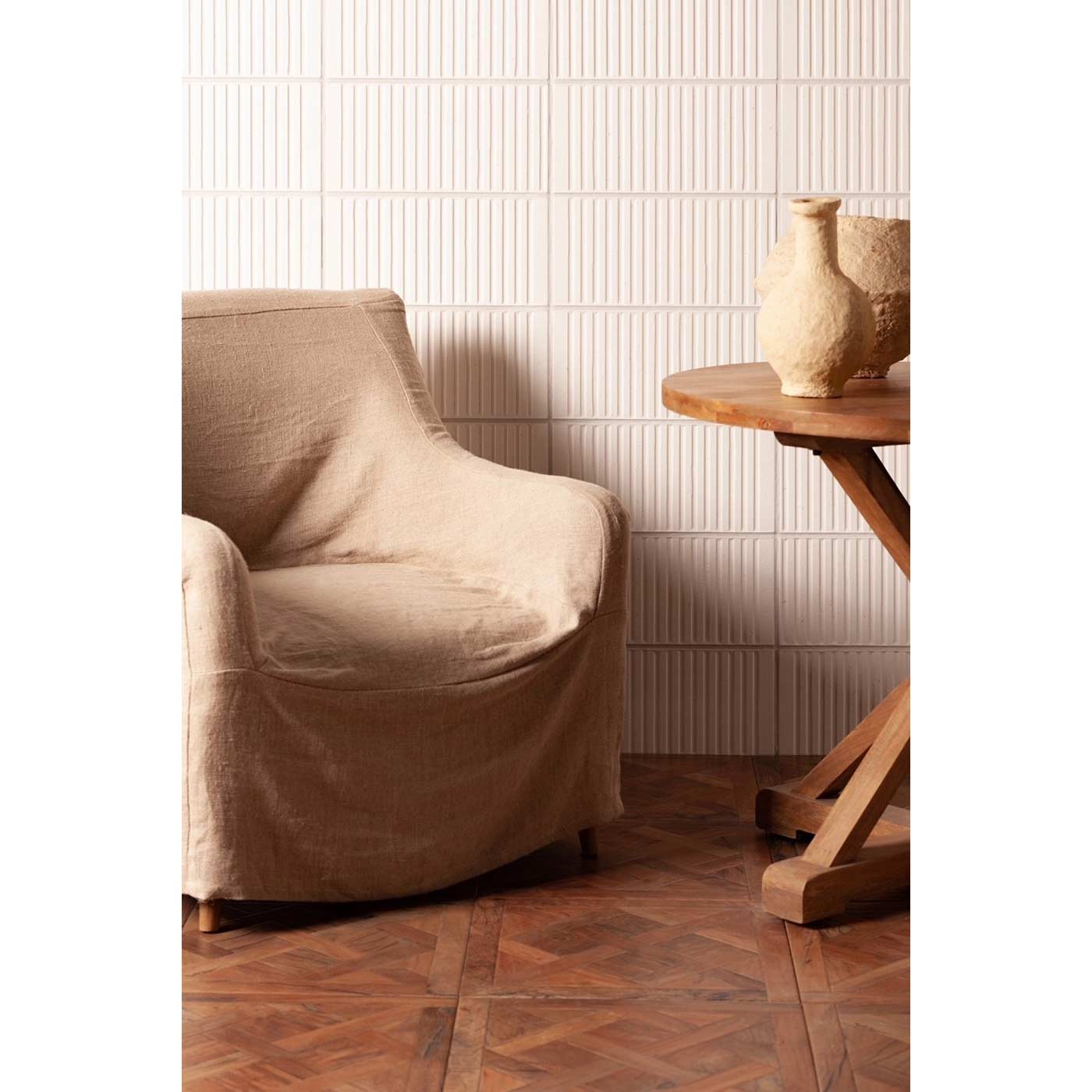 Image of Loft White wall tile 20x40cm-Ceramic wall tile-Peronda-tile.co.uk