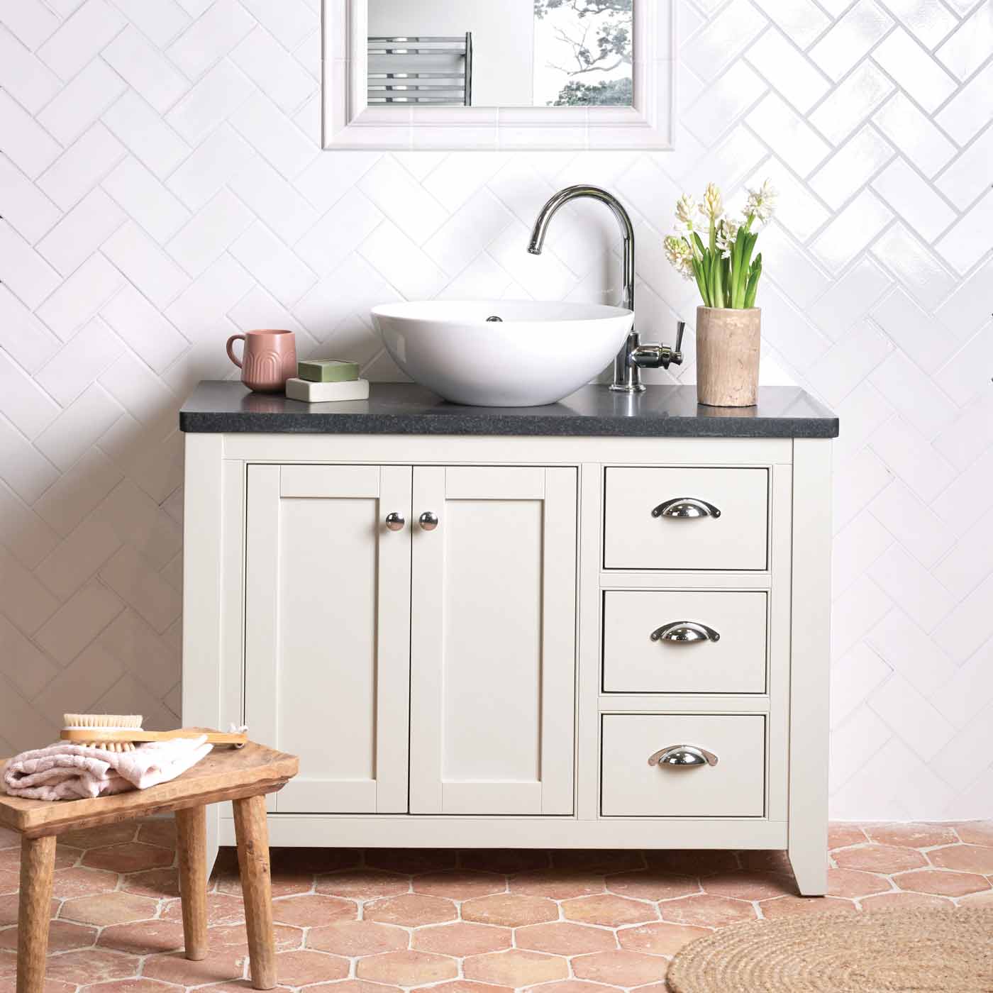 Image of Lyme Crackle Antique White Brick tile 7.5x15cm-Brick style tiles-Ca Pietra-tile.co.uk