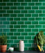 Lyme Crackle Emerald Green Brick tile 7.5x15cm-Brick style tiles-Ca Pietra-tile.co.uk