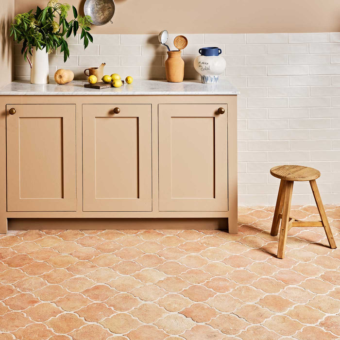 Marlborough Arabesque Terracotta Floor Tile 20x21cm-Terracotta tiles-Ca Pietra-tile.co.uk