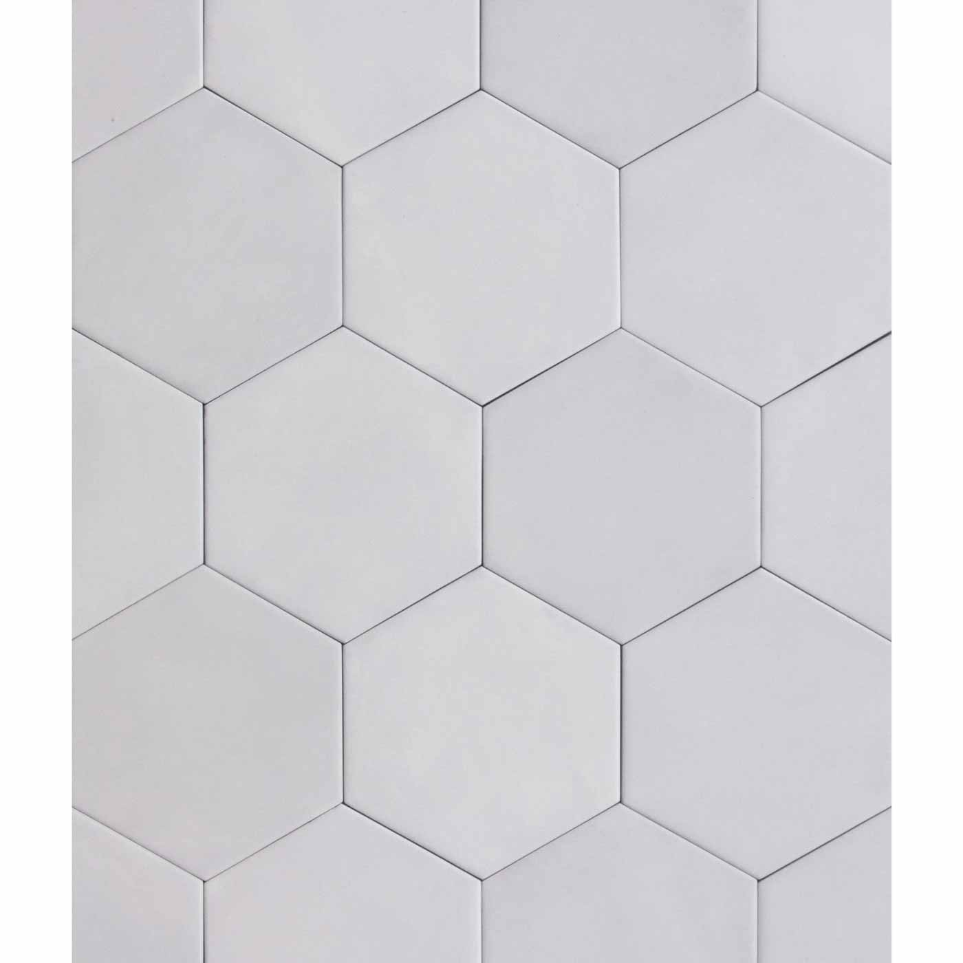 Image of Medina Hexagon Latte tile 14x16cm-Hexagon tile-Ca Pietra-tile.co.uk