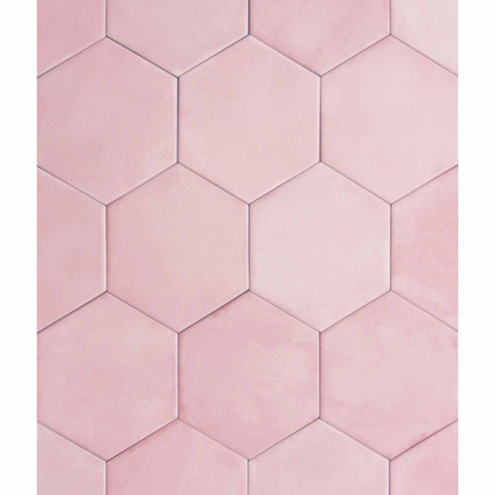 Medina Hexagon Rosa tile 14x16cm-Hexagon tile-Ca Pietra-tile.co.uk