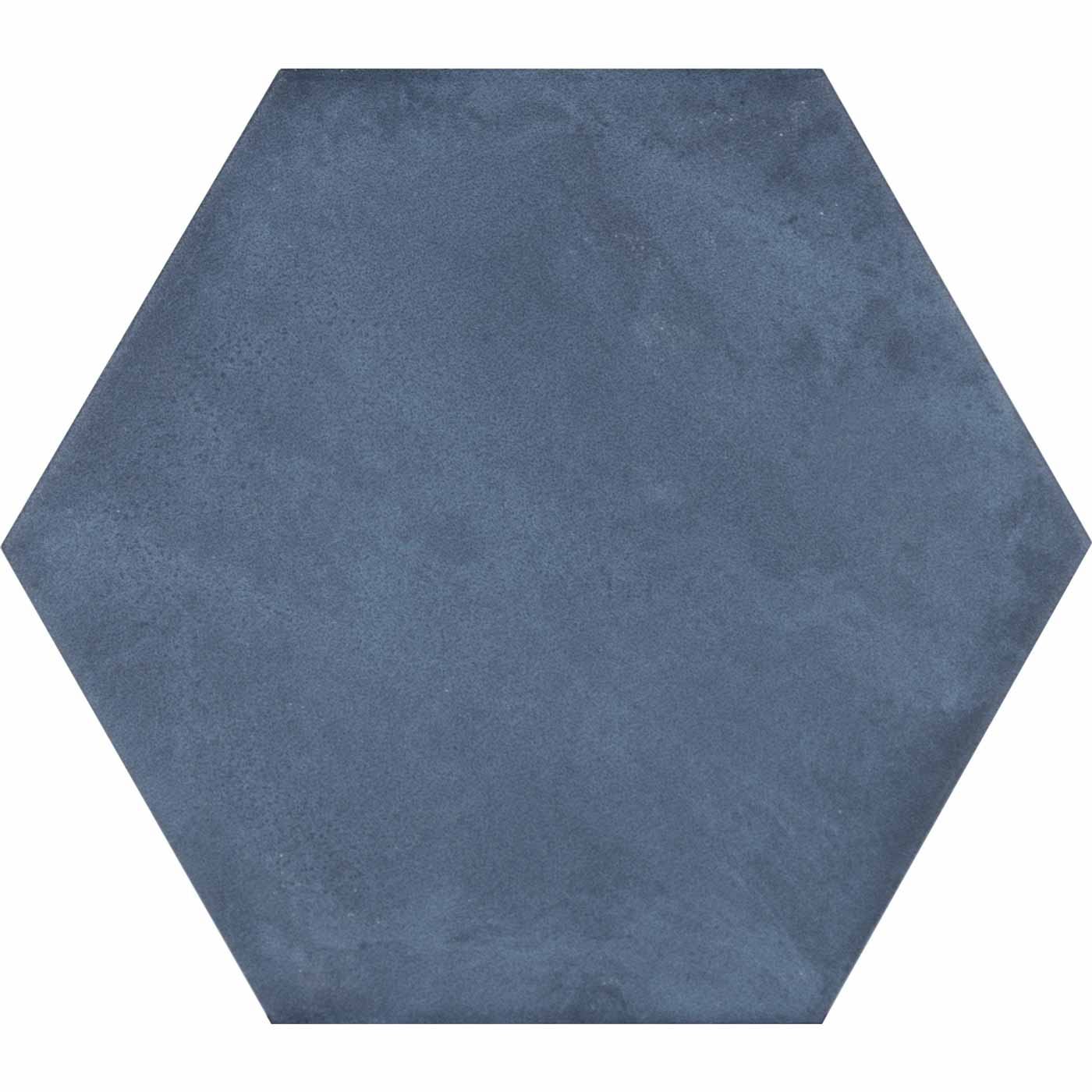 Image of Medina Hexagon Navy Blue tile 14x16cm-Hexagon tile-Ca Pietra-tile.co.uk