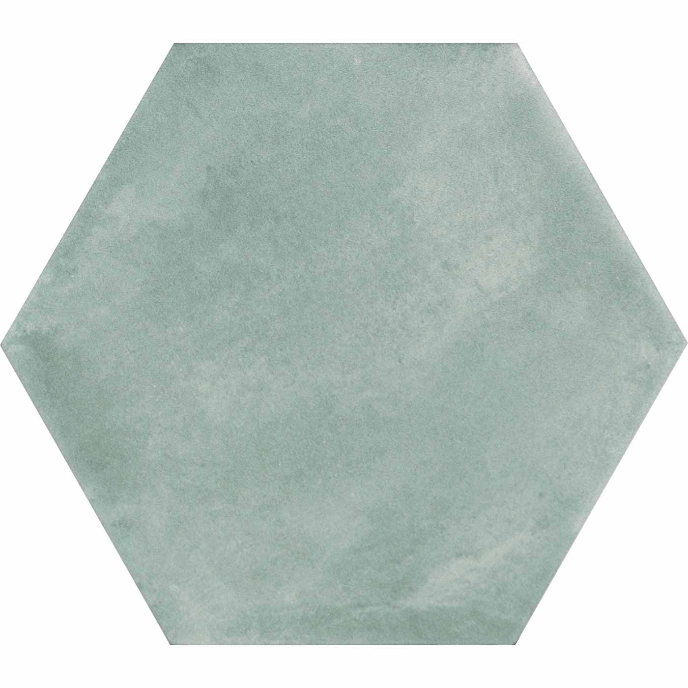 Medina Hexagon Salvia tile | 14x16cm Brick Tile — Tile.co.uk