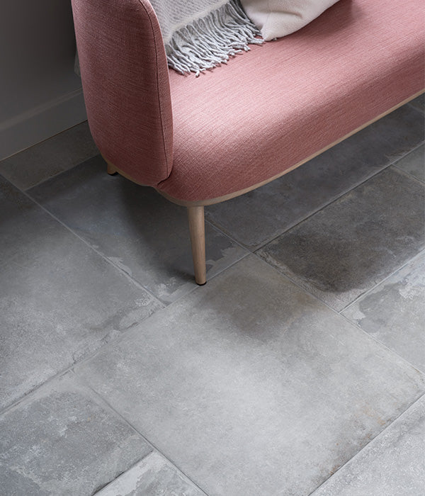 Image of Provence Cenere Porcelain tile 60.4x60.4cm-Porcelain tile-Ca Pietra-tile.co.uk