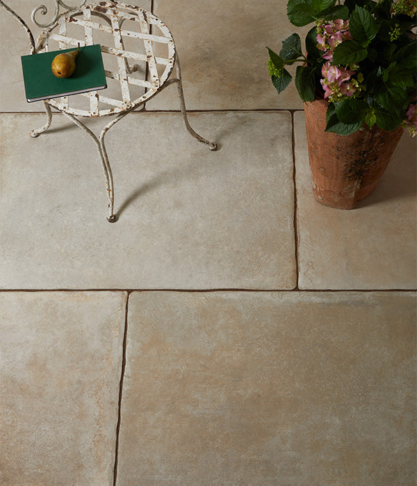 Image of Provence Talco Porcelain Paving Outdoor Tile 60.4x90.6cm-20mm Porcelain tile-Ca Pietra-tile.co.uk