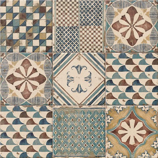 Padua Mix Pattern Wall & Floor Tile Set, 20x20cm