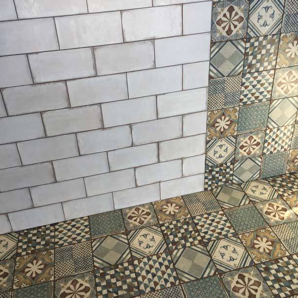 Image of Padua mix pattern tile set 20x20cm-Pattern tile-Mainzu Ceramica-tile.co.uk