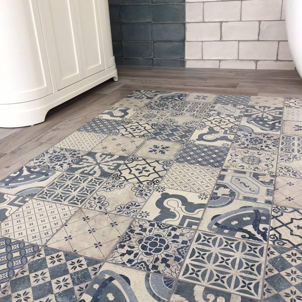 Image of Antiqua mix pattern tile set 20x20cm-Pattern tile-Mainzu Ceramica-tile.co.uk